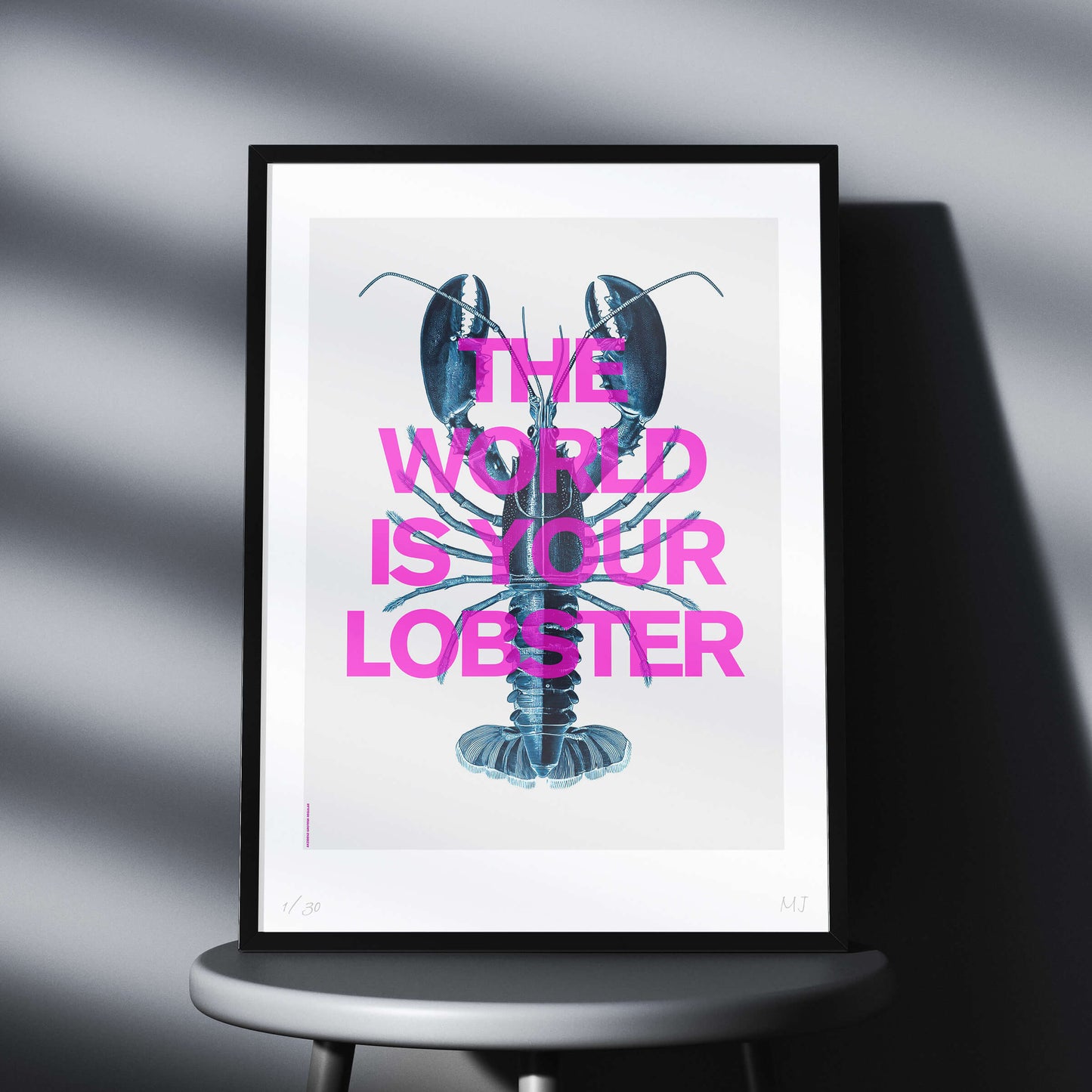 THE WORLD IS YOUR LOBSTER Limited Edition Print