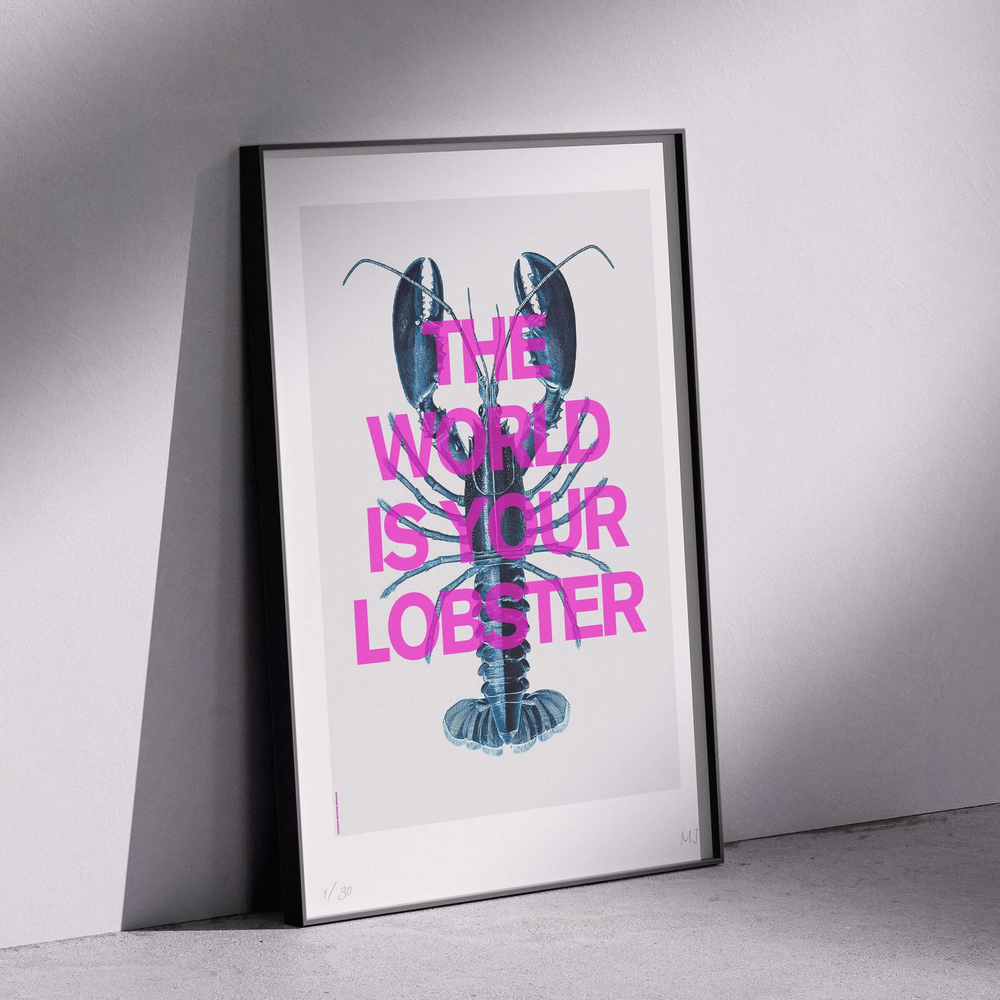 THE WORLD IS YOUR LOBSTER Limited Edition Print