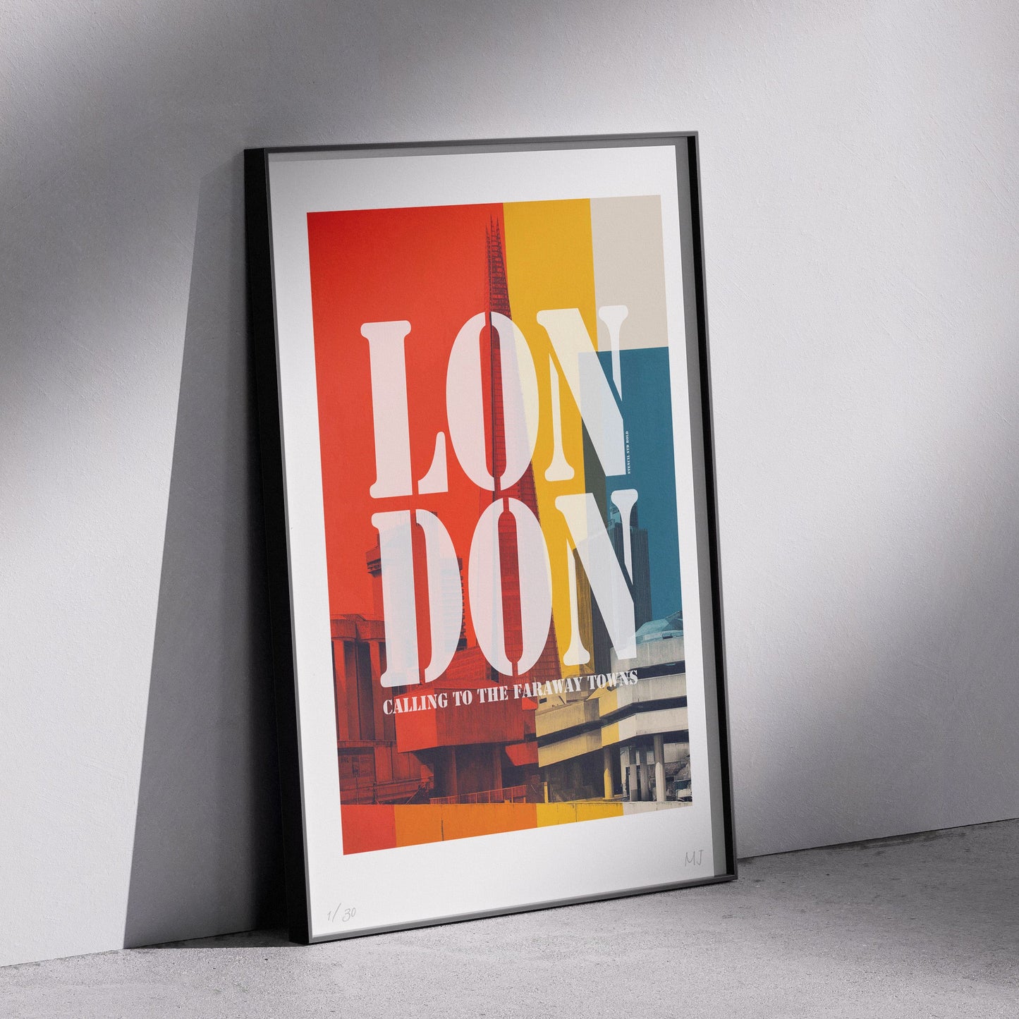 LONDON THE CLASH Limited Edition Print