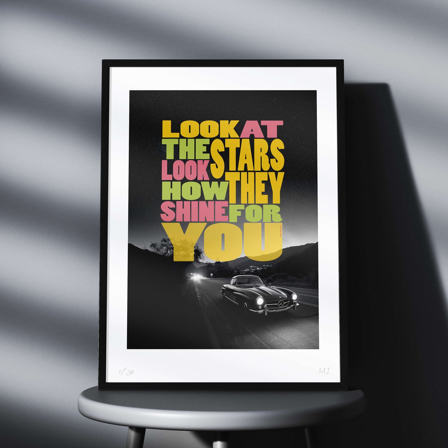 LOOK AT THE STARS Limited Edition Print