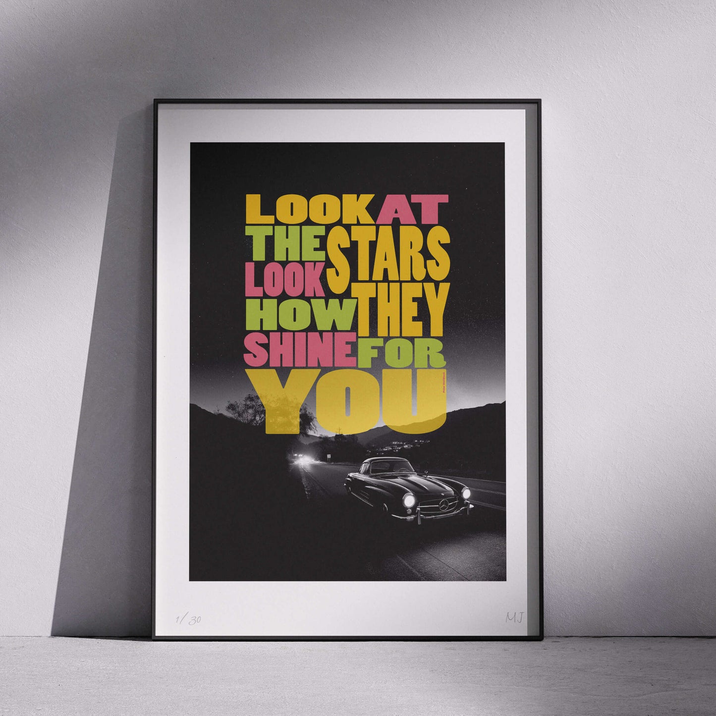LOOK AT THE STARS Limited Edition Print