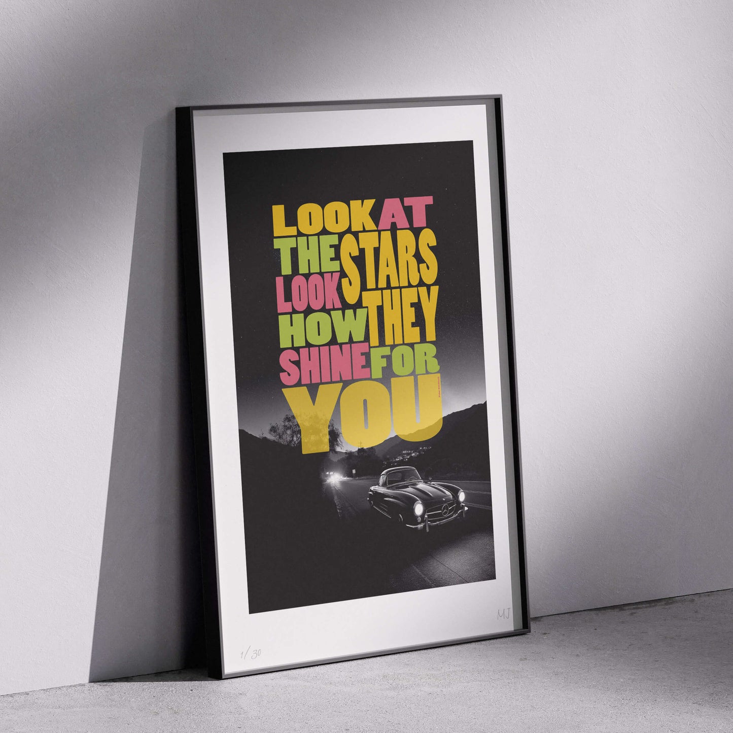 LOOK AT THE STARS Limited Edition Print