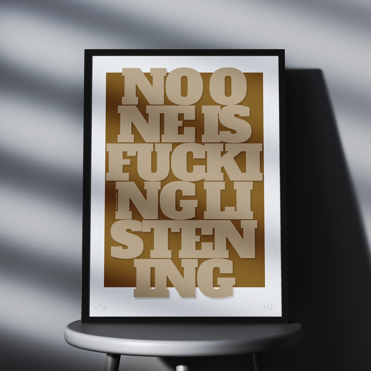 LISTENING Limited Edition Print
