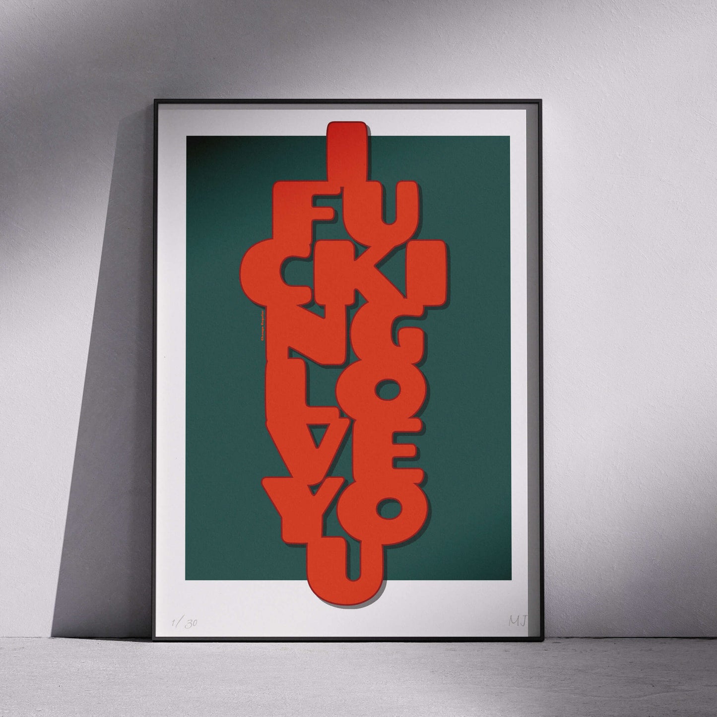 LOVE U Limited Edition Print