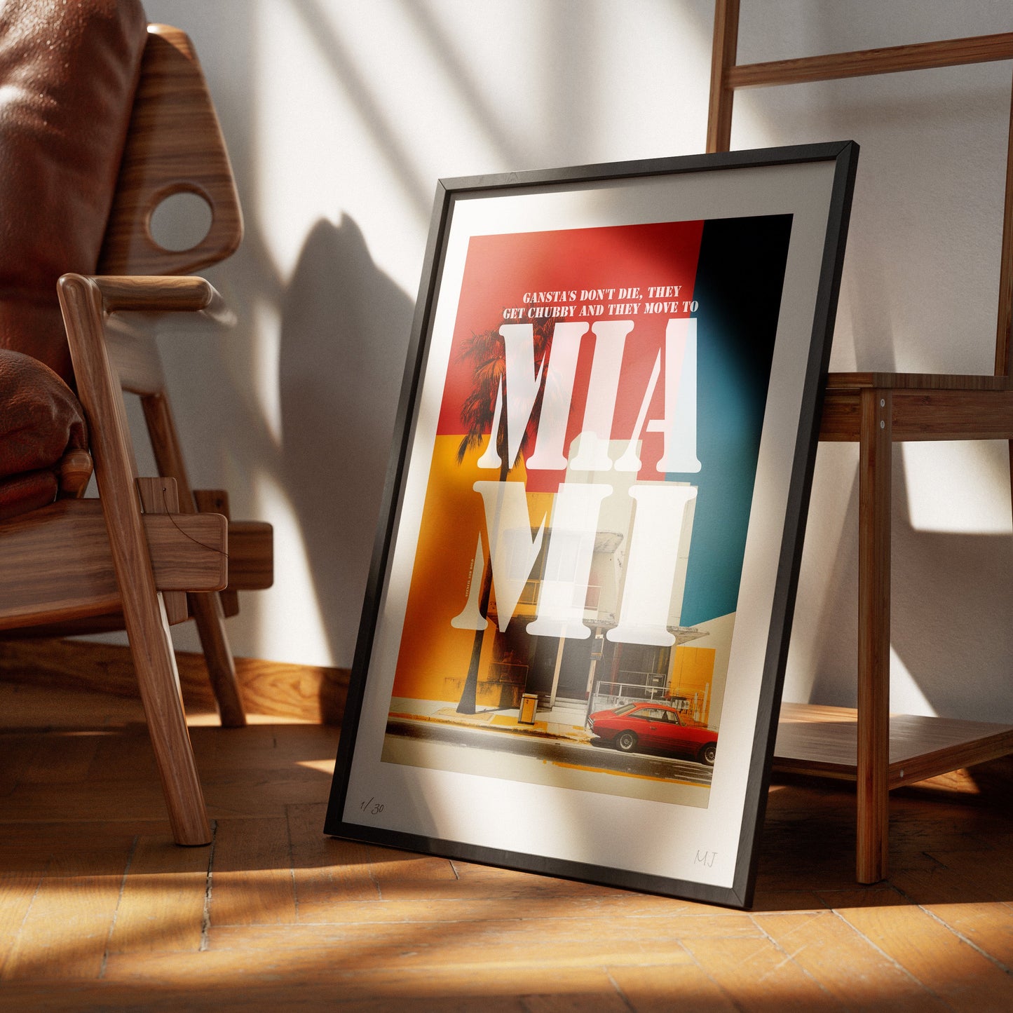 GANSTA'S IN MIAMI Limited Edition Print