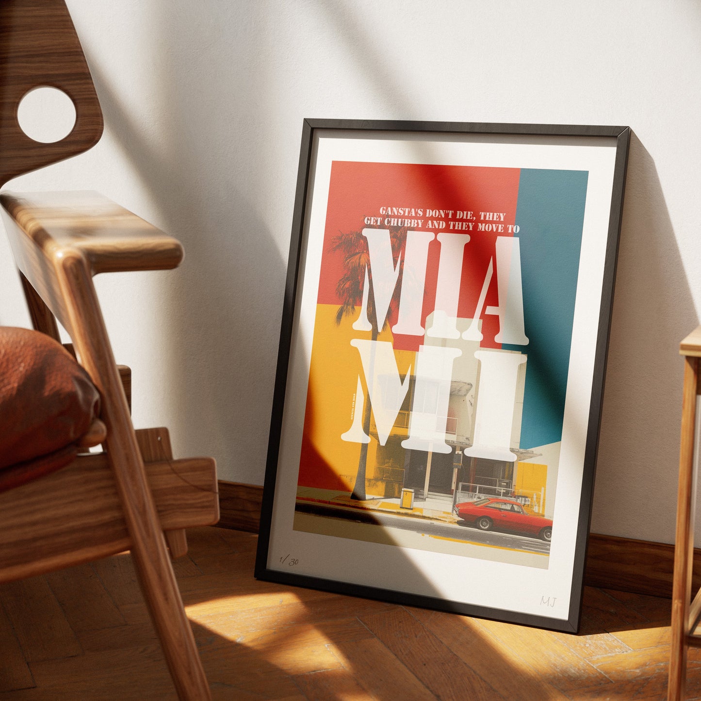 GANSTA'S IN MIAMI Limited Edition Print