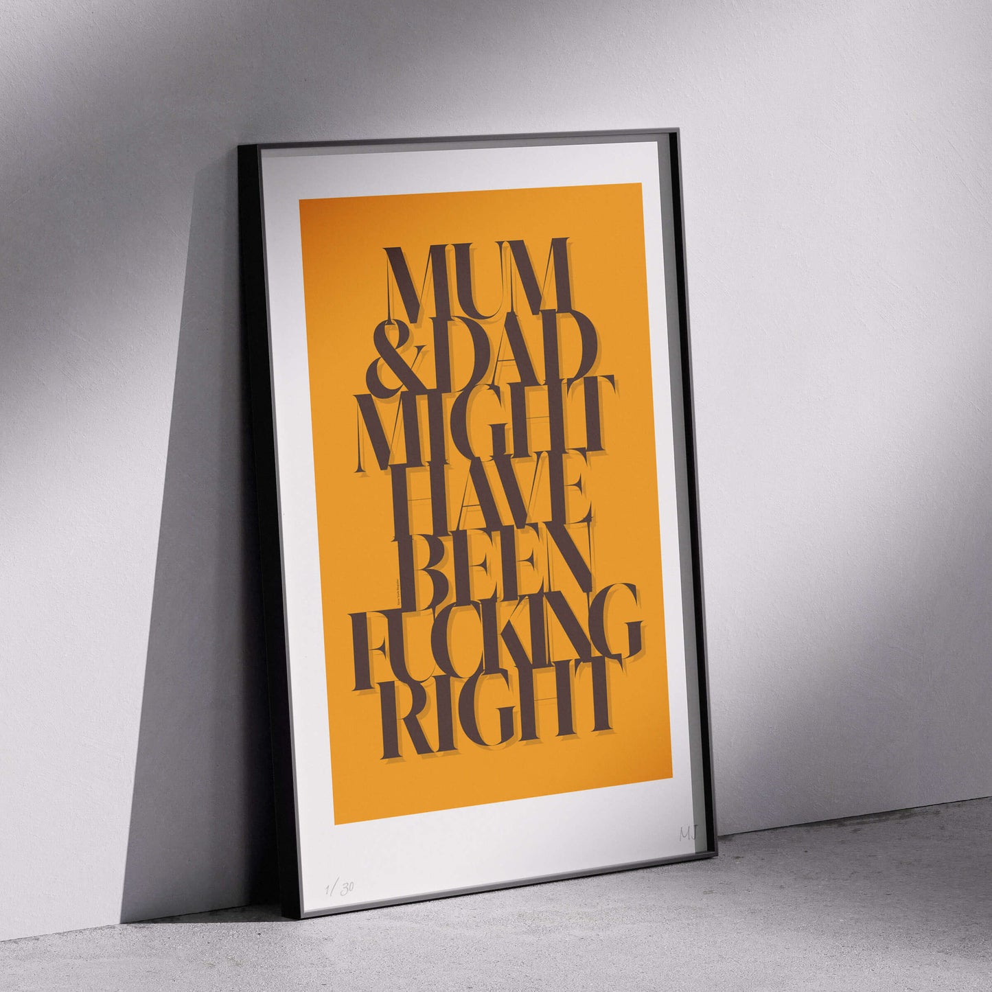 MUM&DAD Limited Edition Print