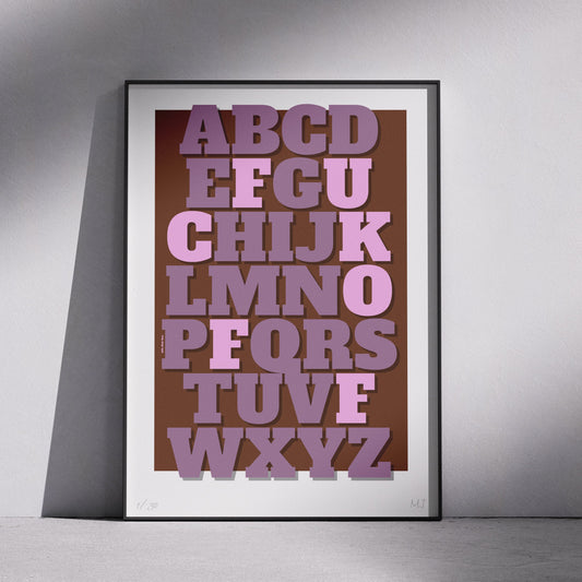 MY-ALPHABET Limited Edition Print