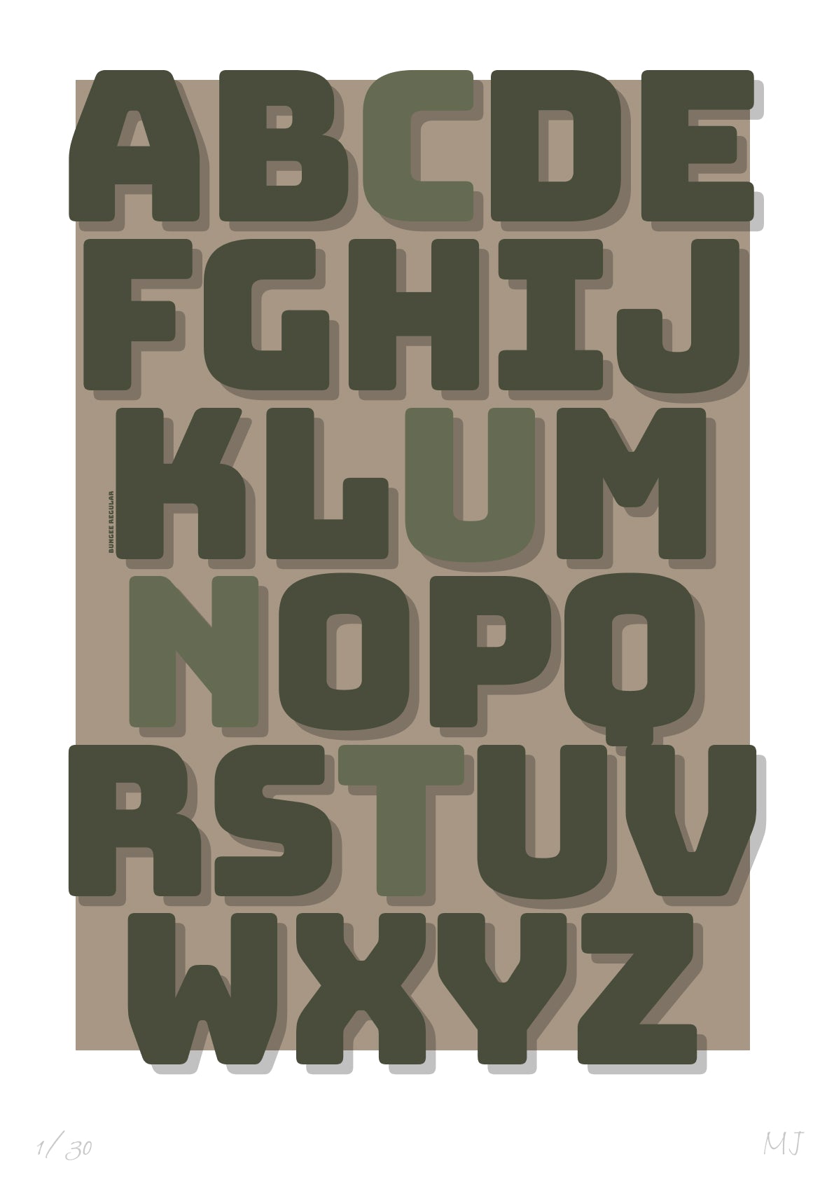MY ALPHABET-2 LIMITED EDITION PRINT