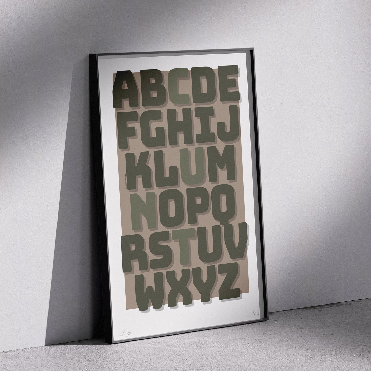 MY ALPHABET-2 LIMITED EDITION PRINT