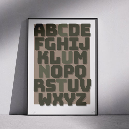 MY ALPHABET-2 LIMITED EDITION PRINT