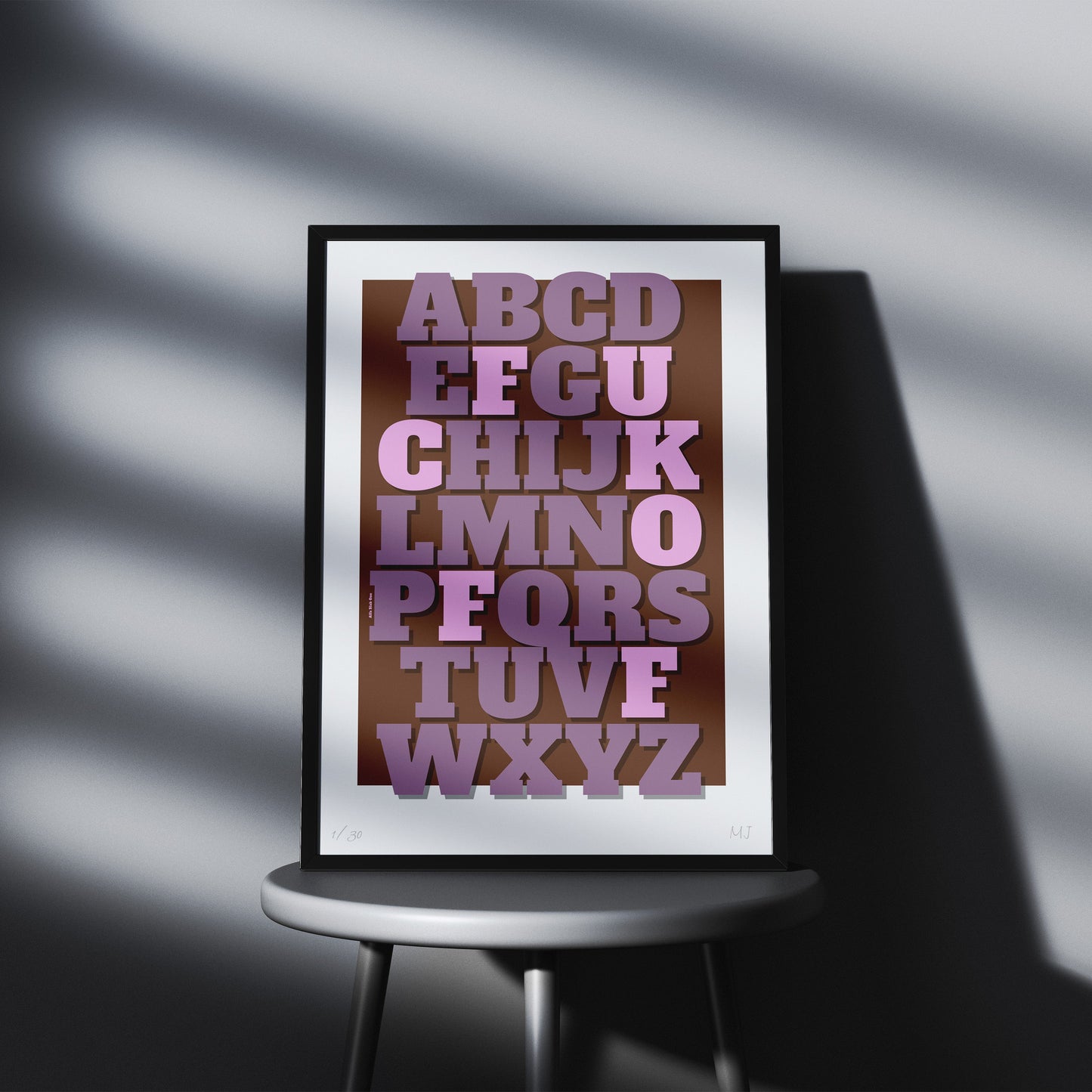 MY-ALPHABET Limited Edition Print