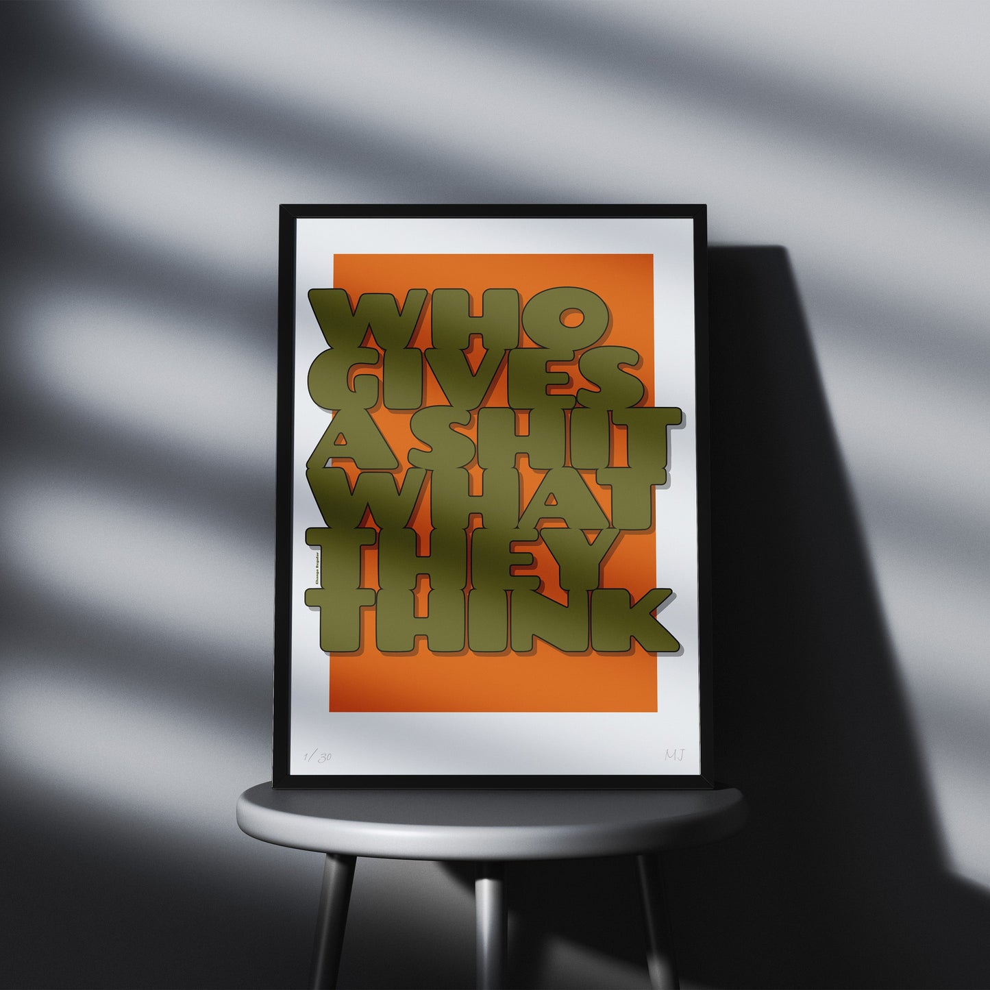 WHO GIVES Limited Edition Print