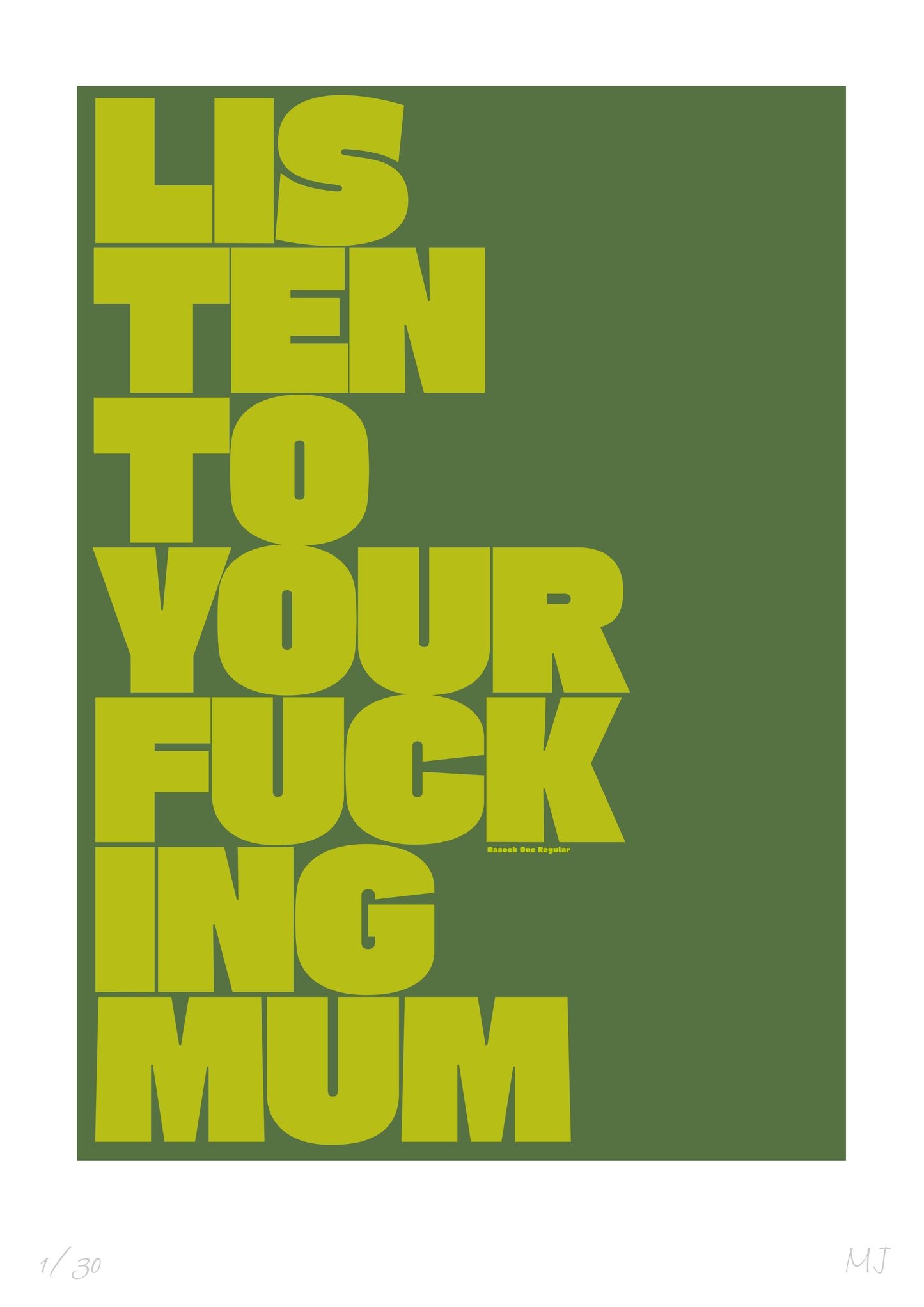 MUM Limited Edtion Print