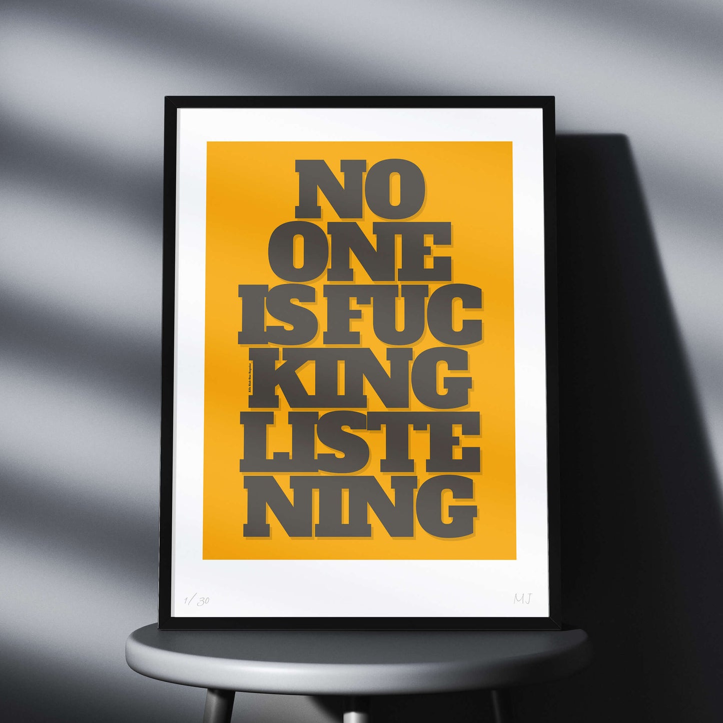 LISTENING Limited Edition Print