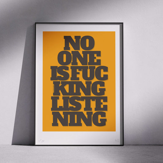 LISTENING Limited Edition Print