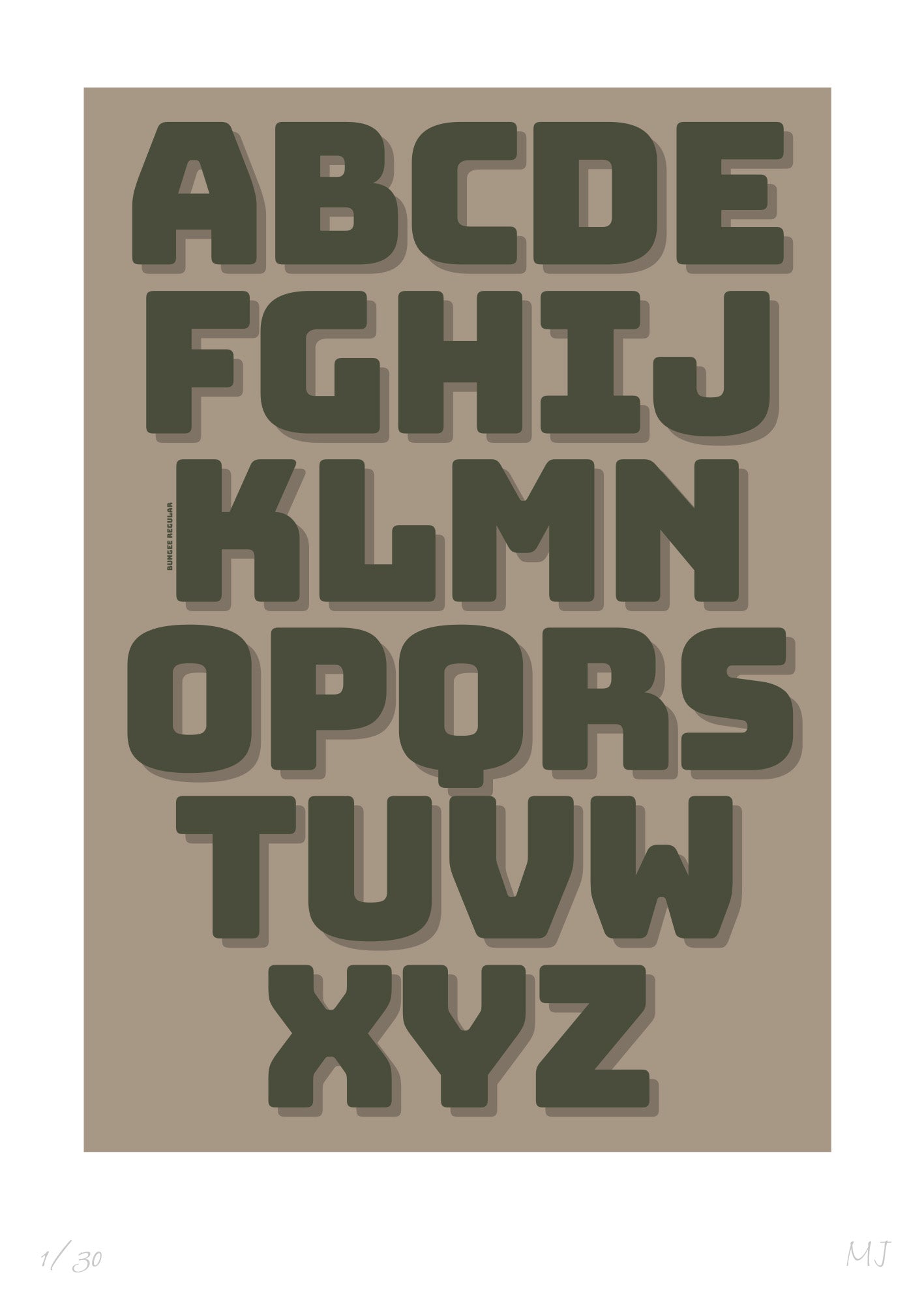 ABC LIMITED EDITION PRINT