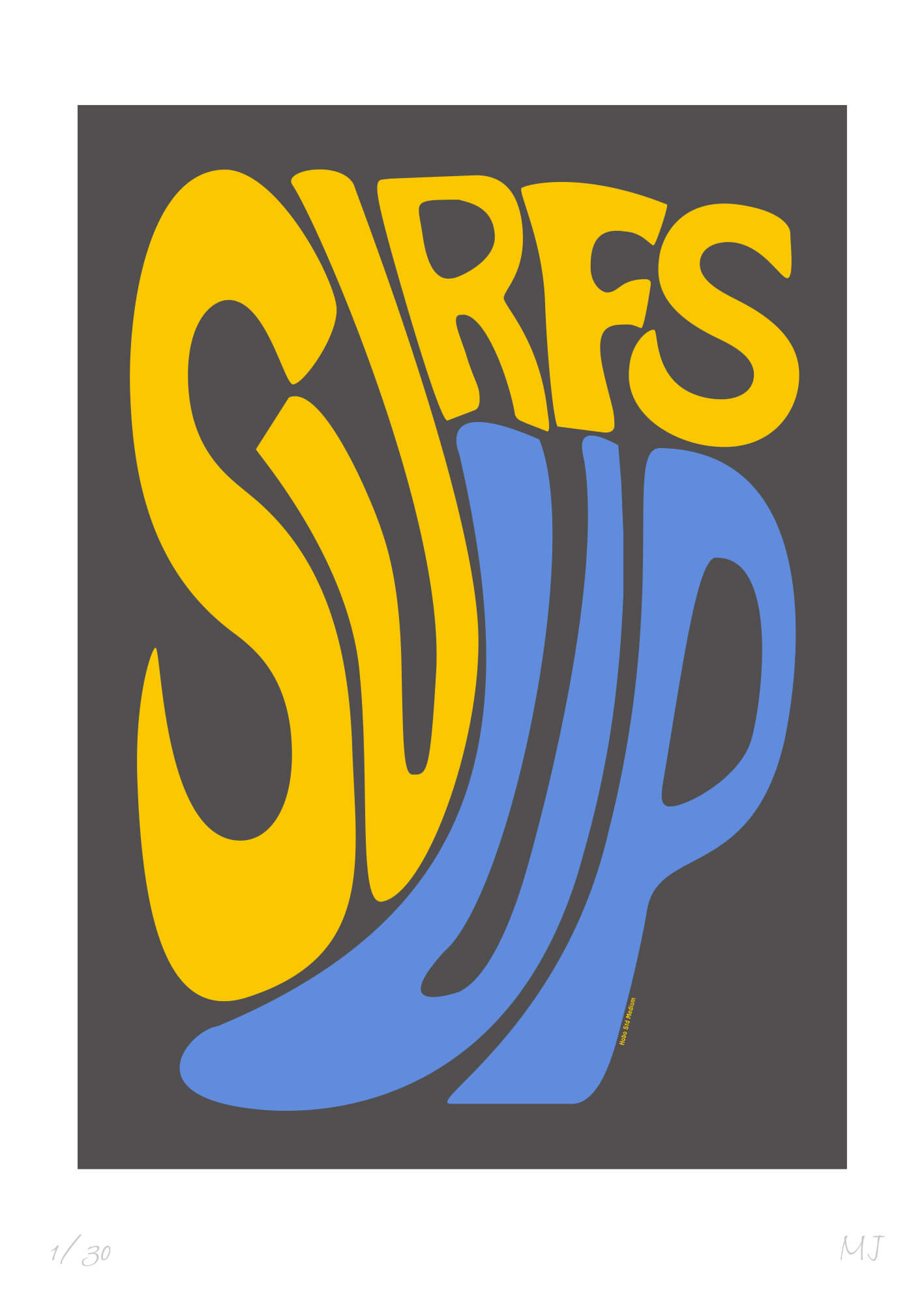 SURFS UP  2 Limited Edition Print (Copy)