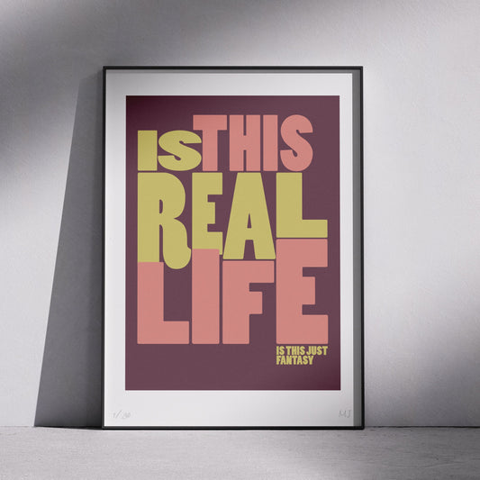 IS THIS JUST FANTASY Limited Edtion Print
