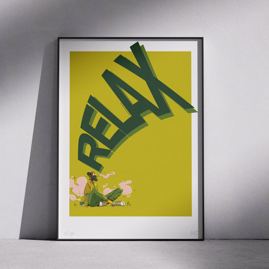 RELAX Limited Edition Print