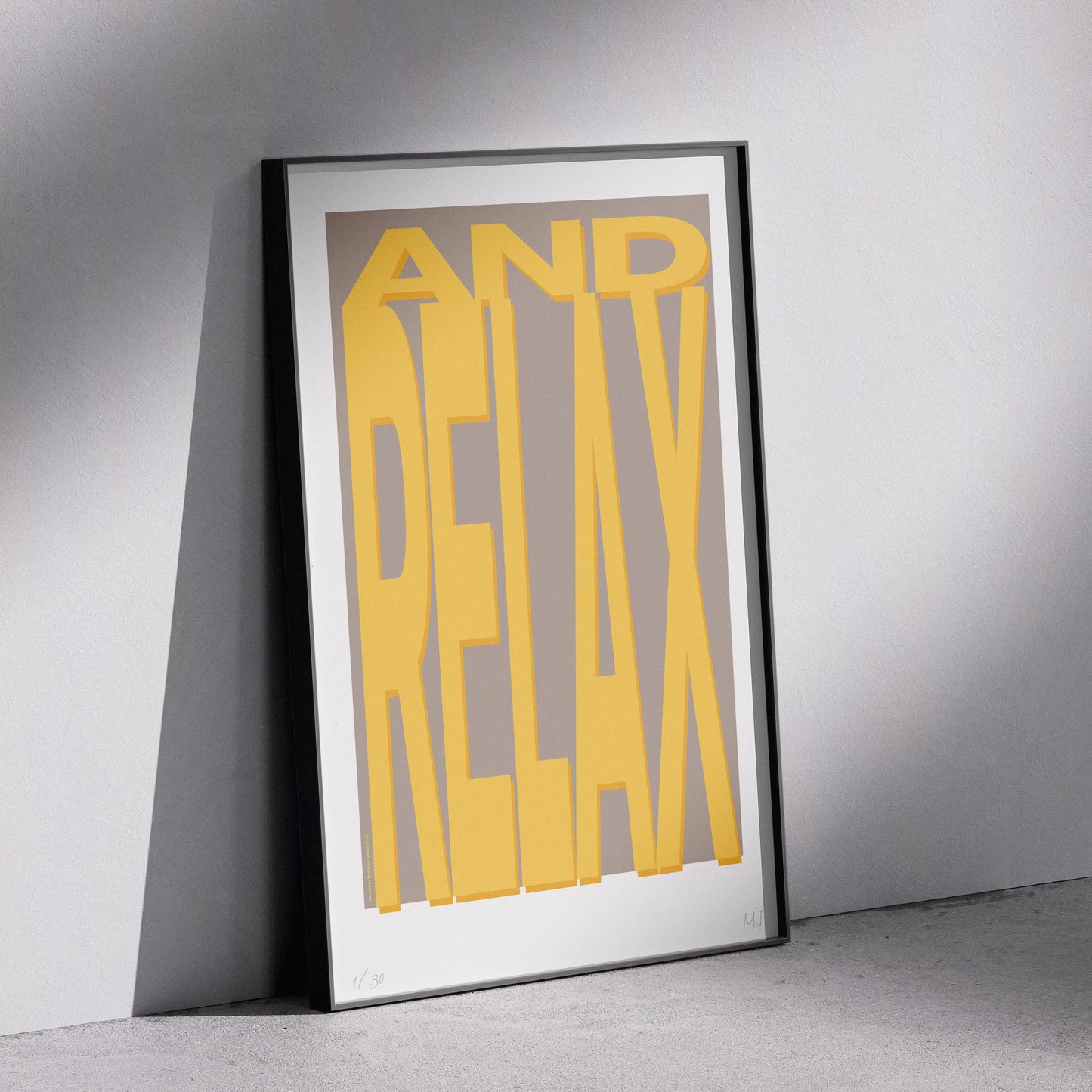 AND-RELAX Limited Edition Print