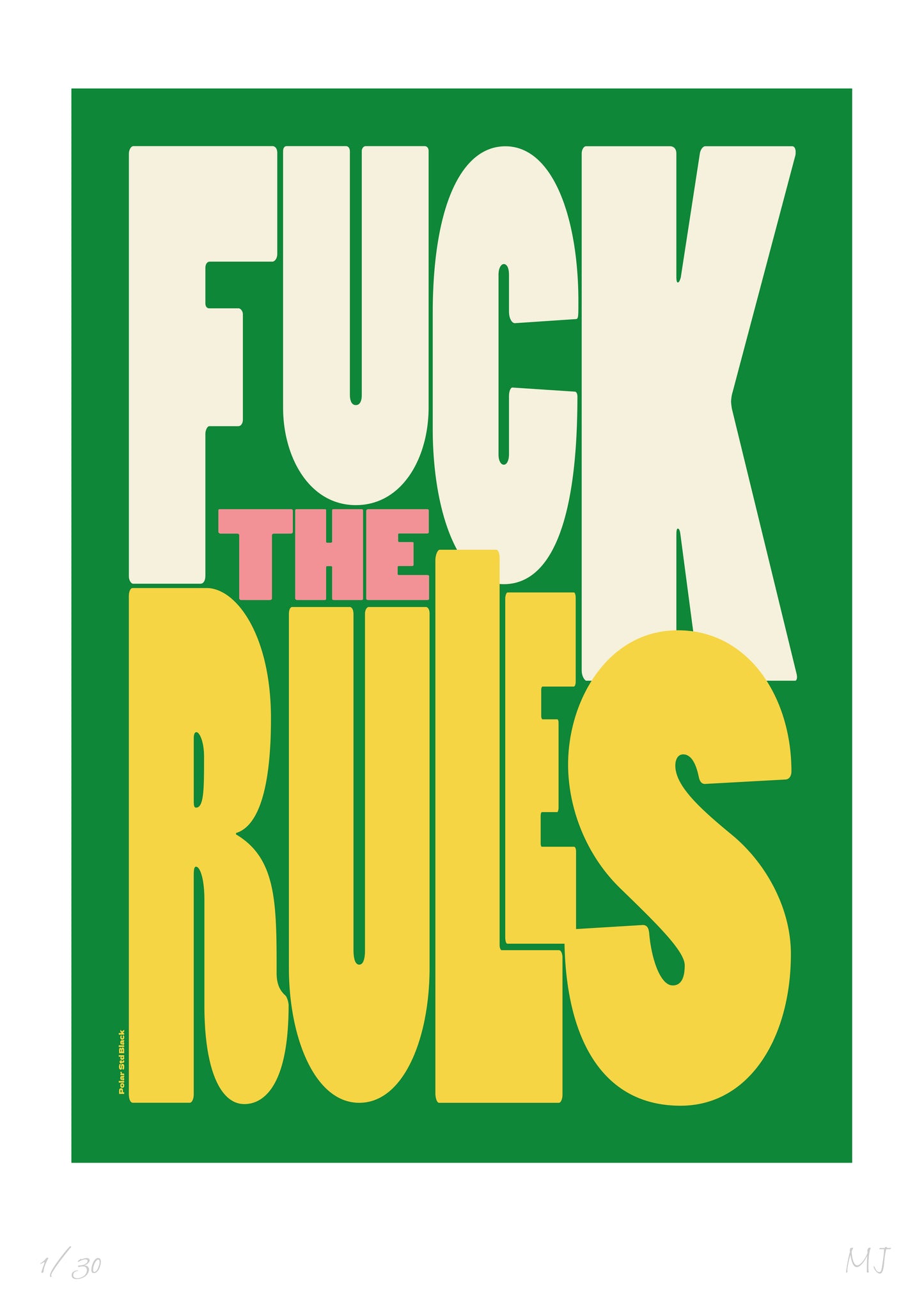 RULES Limited Edition Prints