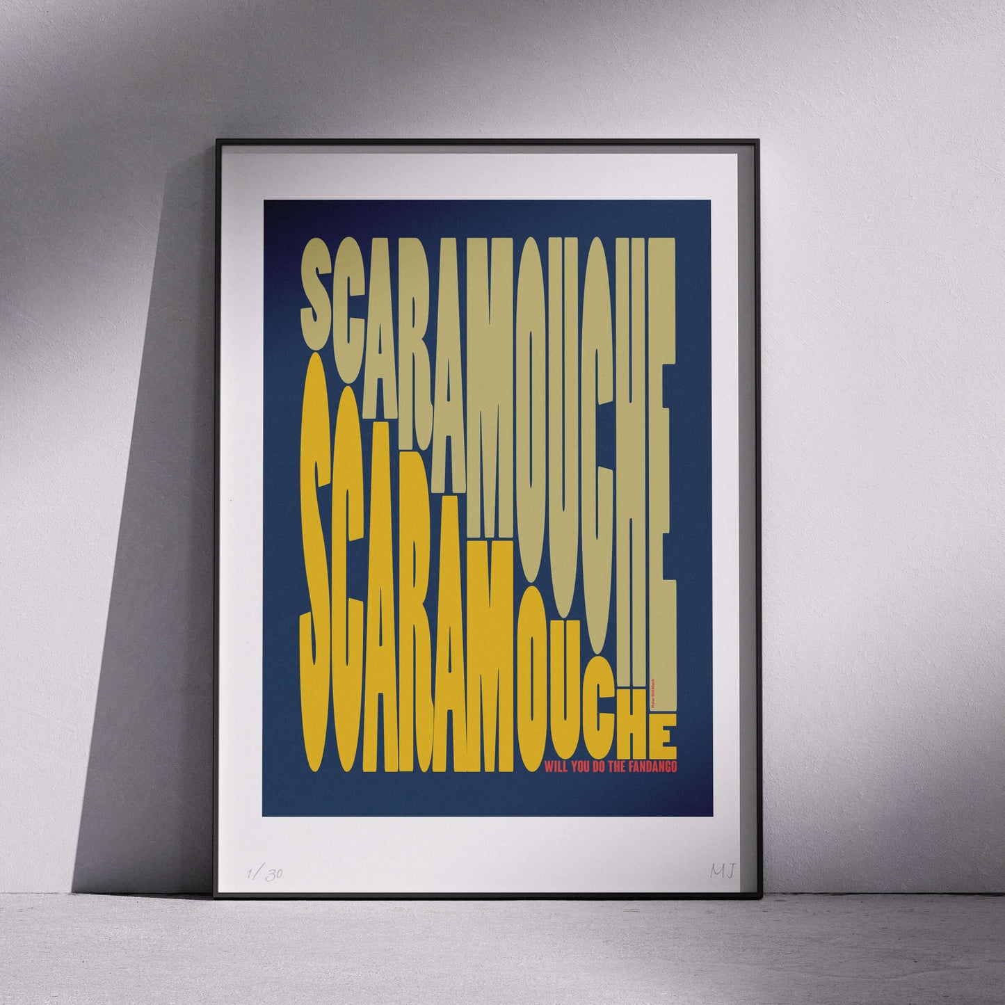 SCARAMOUCHE SCARAMOUCHE WILL YOU DO THE FANDANGO Limited Edition Print