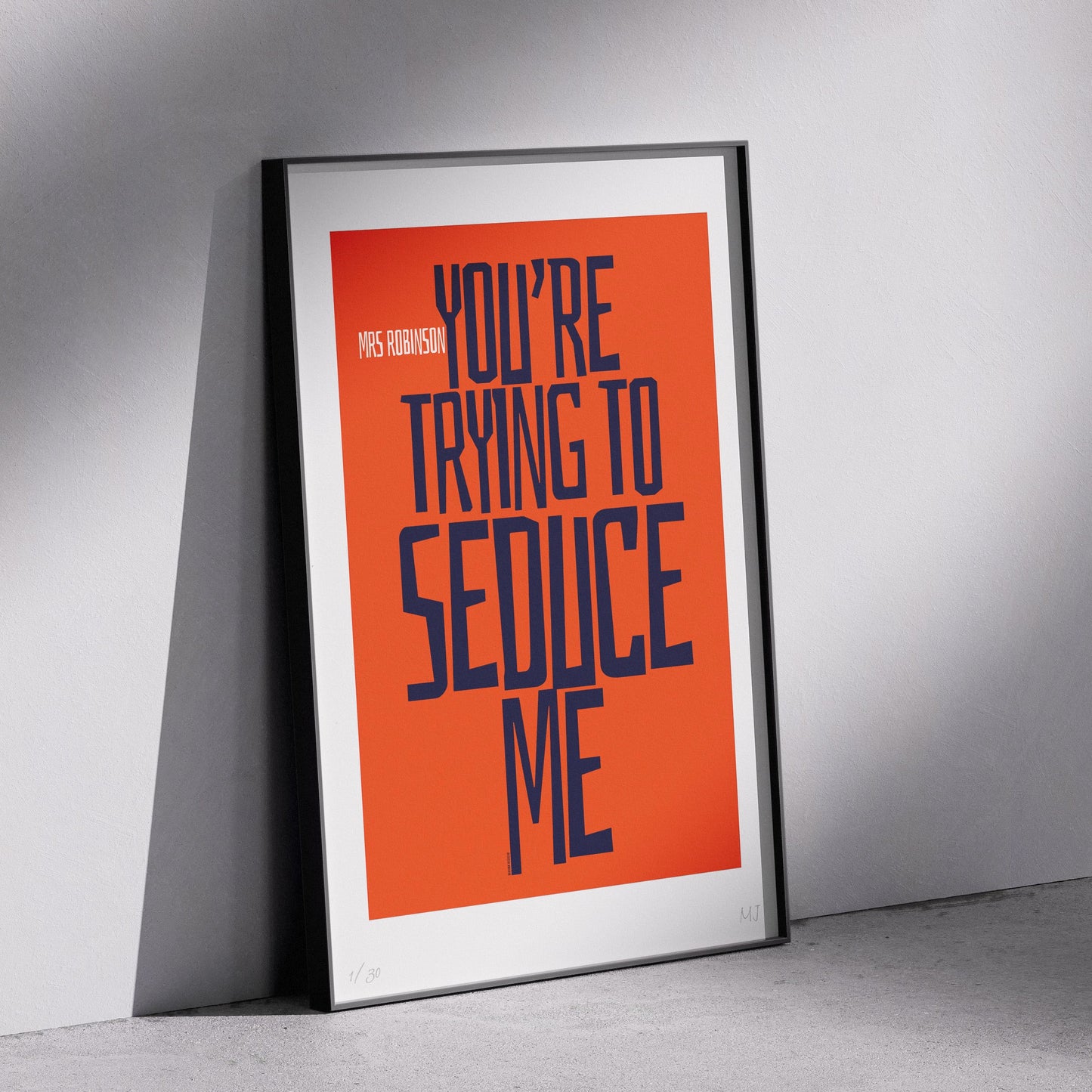 MRS ROBINSON Limited Edition Print