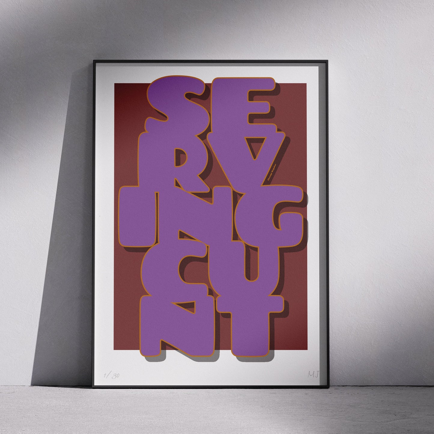 SERV Limited Edition Print