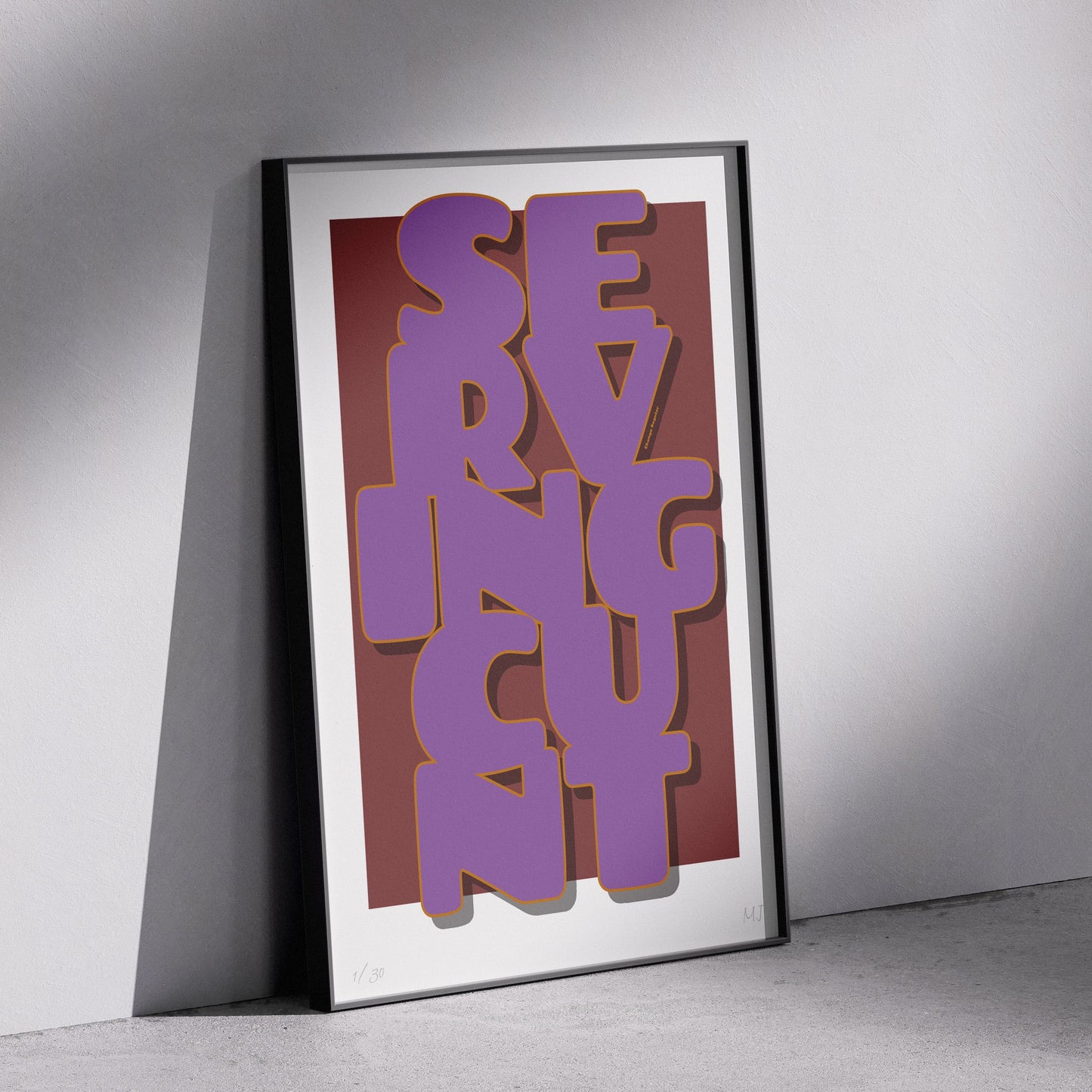 SERV Limited Edition Print