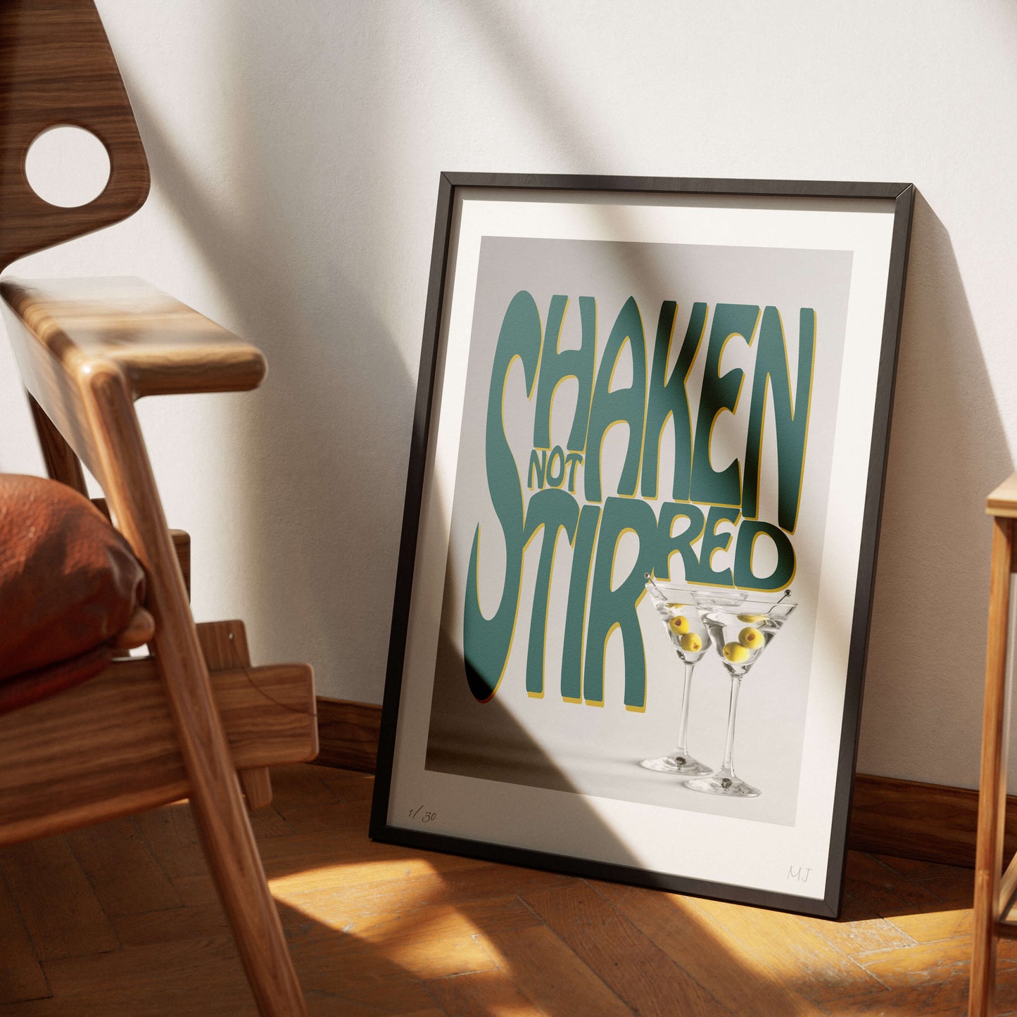 SHAKEN NOT STIRRED Limited Edition Print