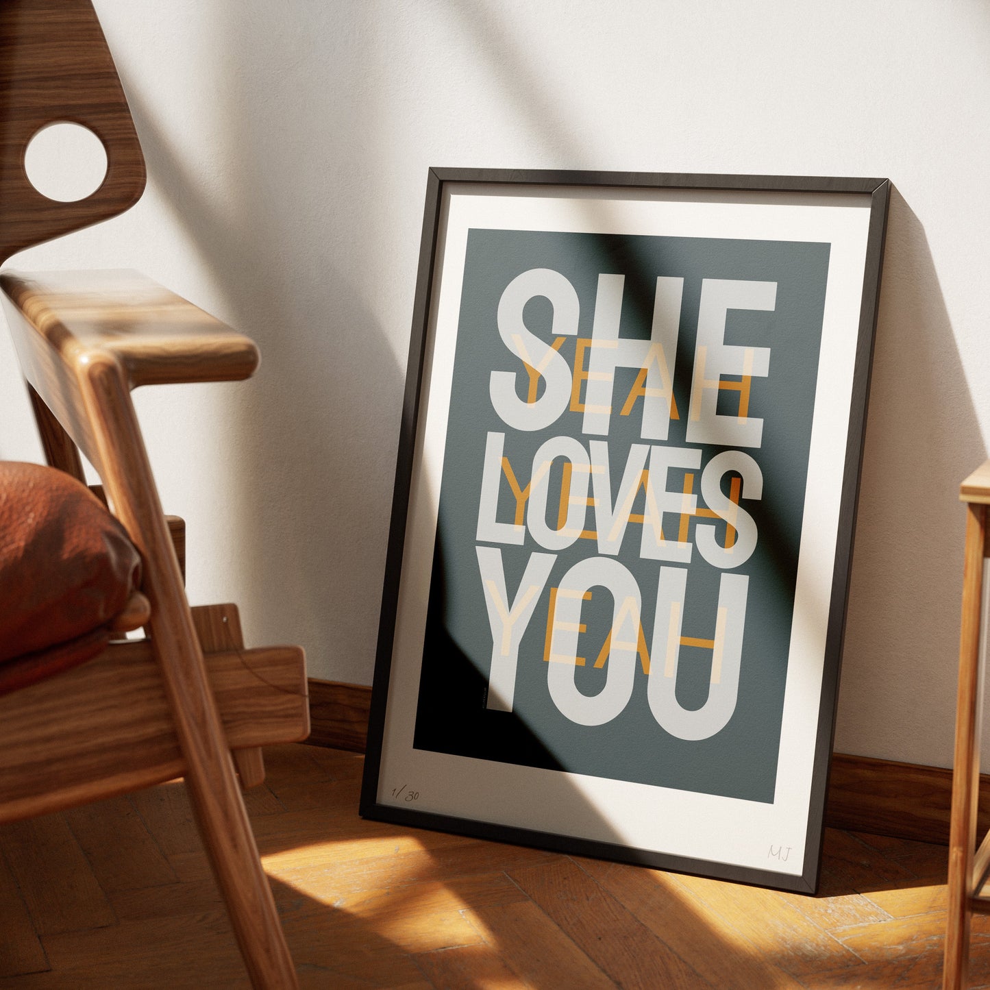 SHE LOVES YOU YEAH YEAH YEAH Limited Edition print