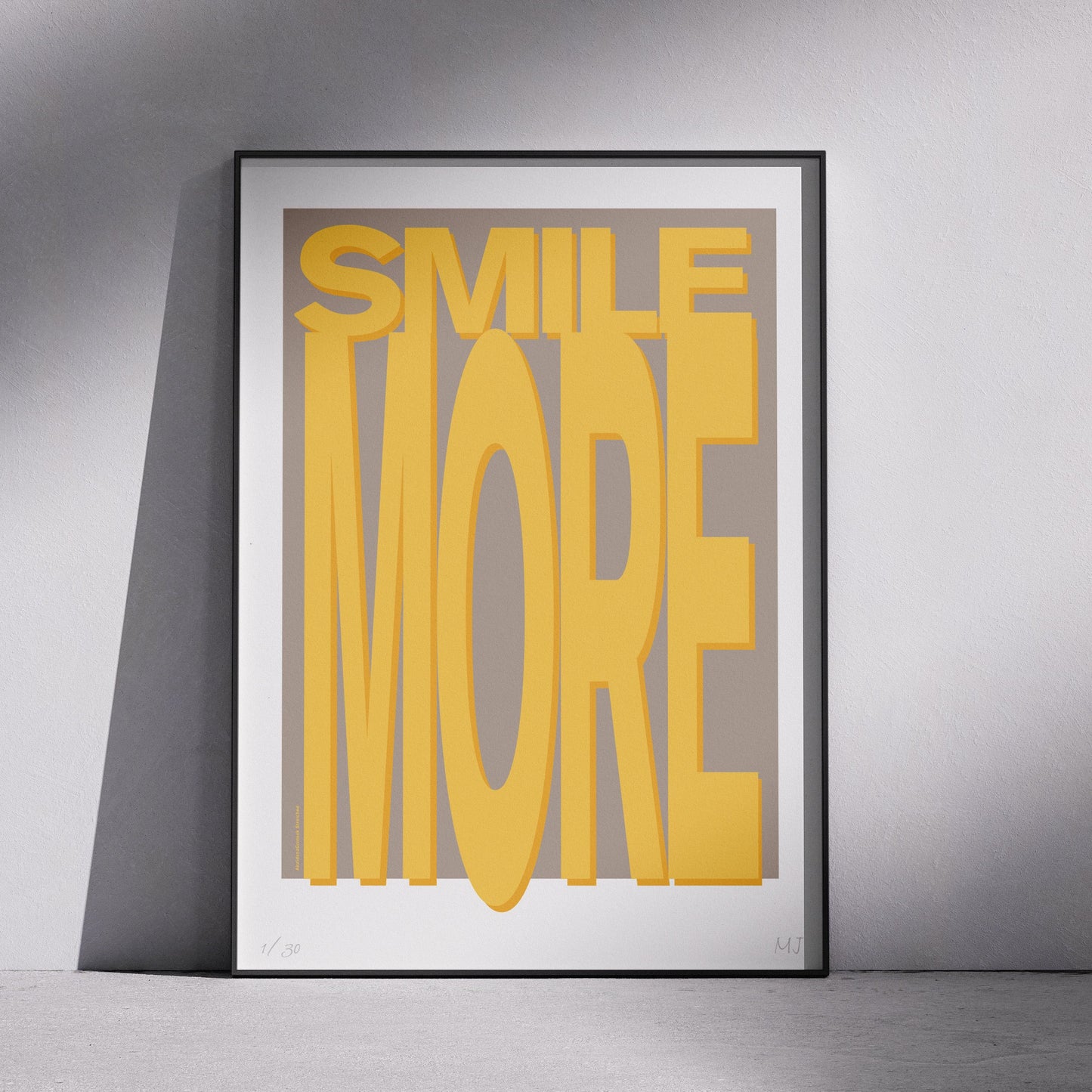 SMILE Limited Edition Print