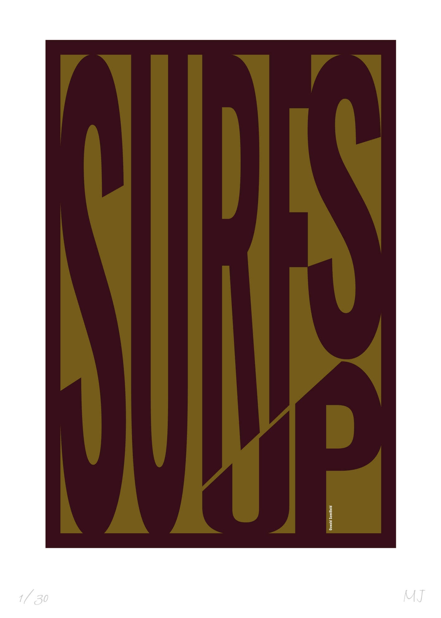 SURFS UP Limited Edition Print