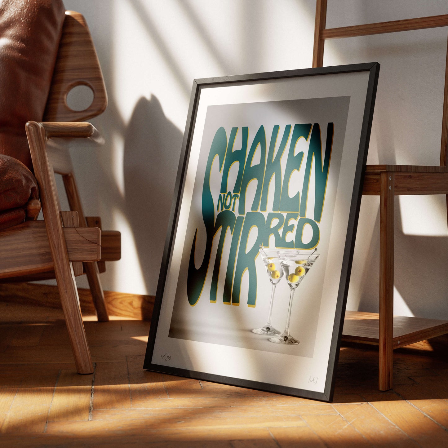 SHAKEN NOT STIRRED Limited Edition Print