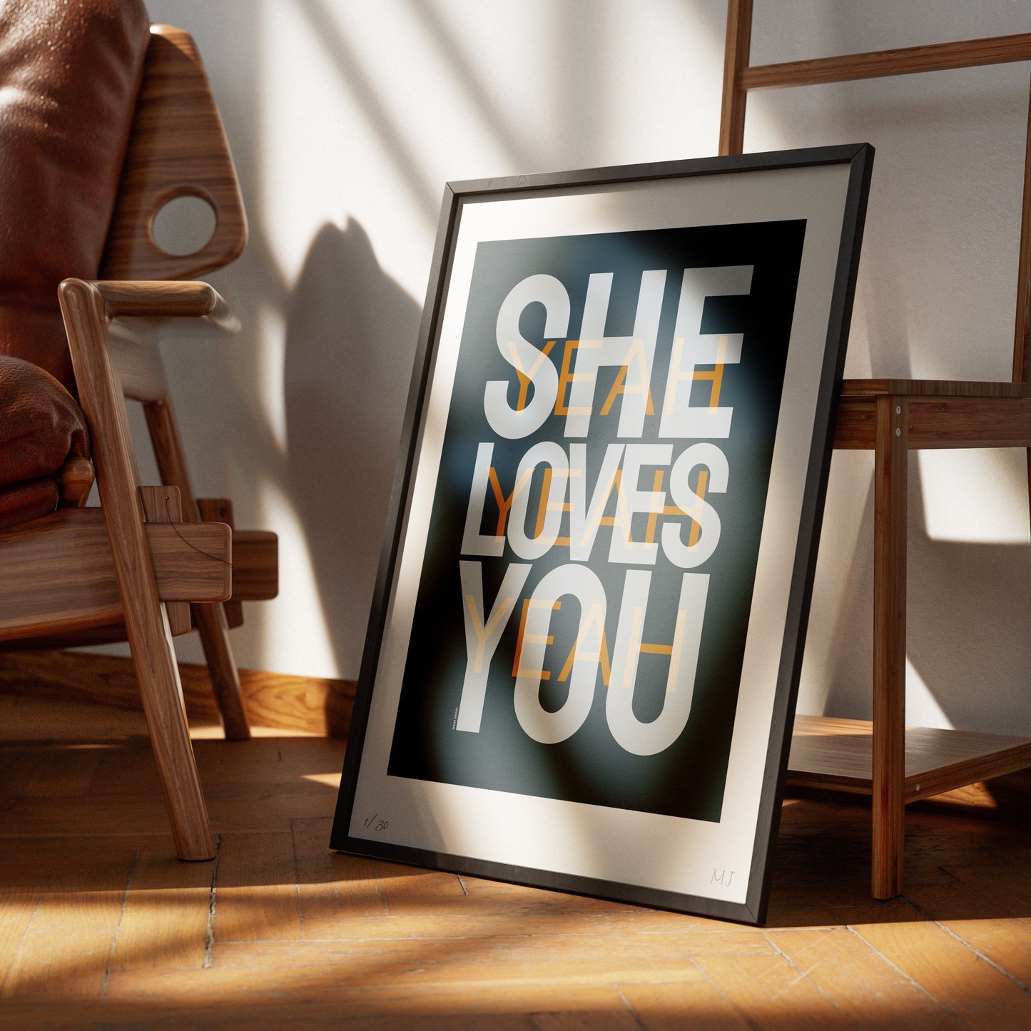 SHE LOVES YOU YEAH YEAH YEAH Limited Edition print