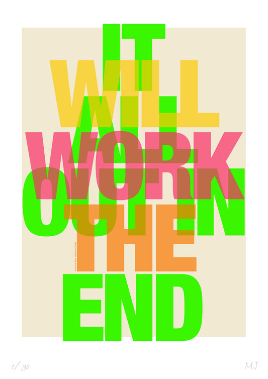 THE END Limited Edition Print
