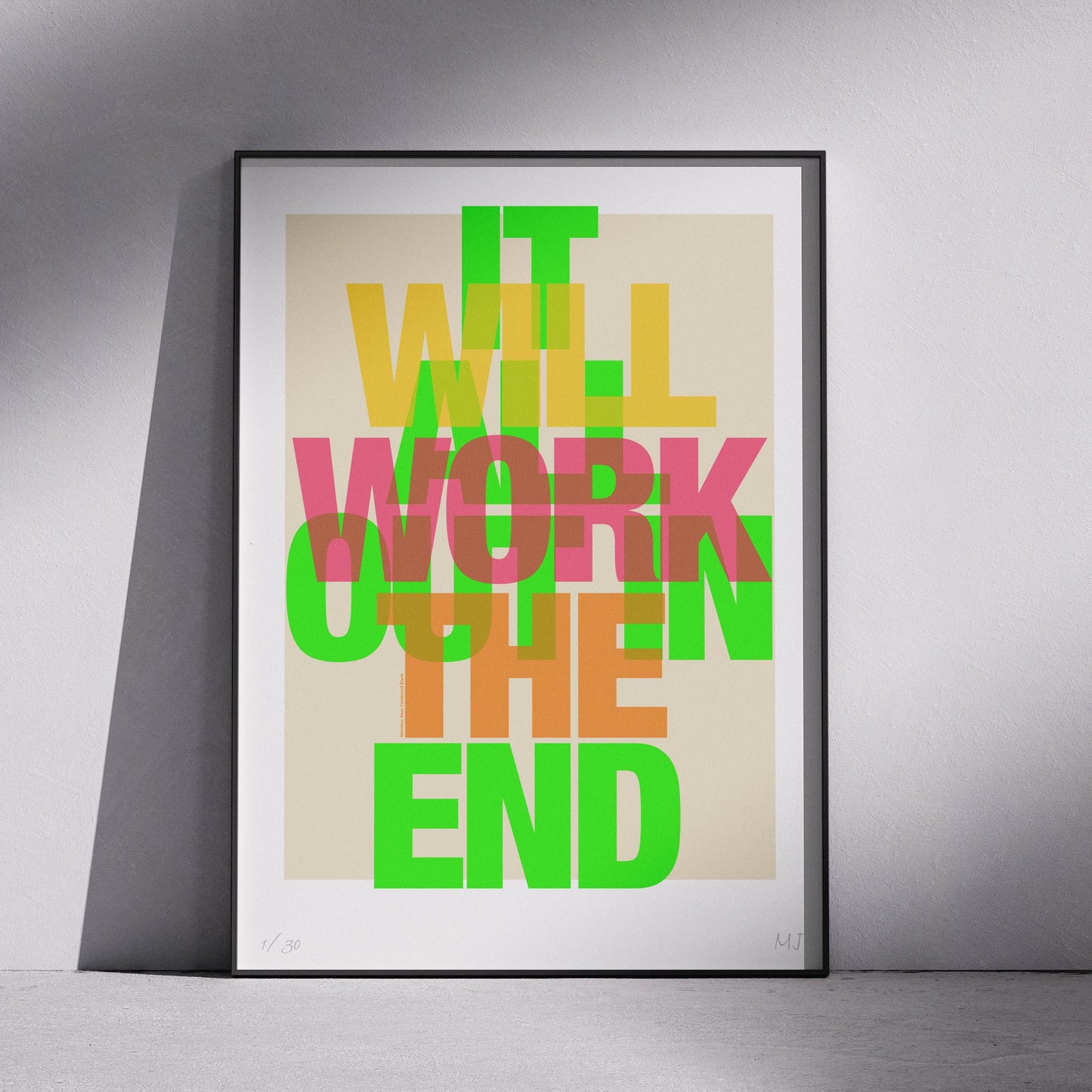 THE END Limited Edition Print