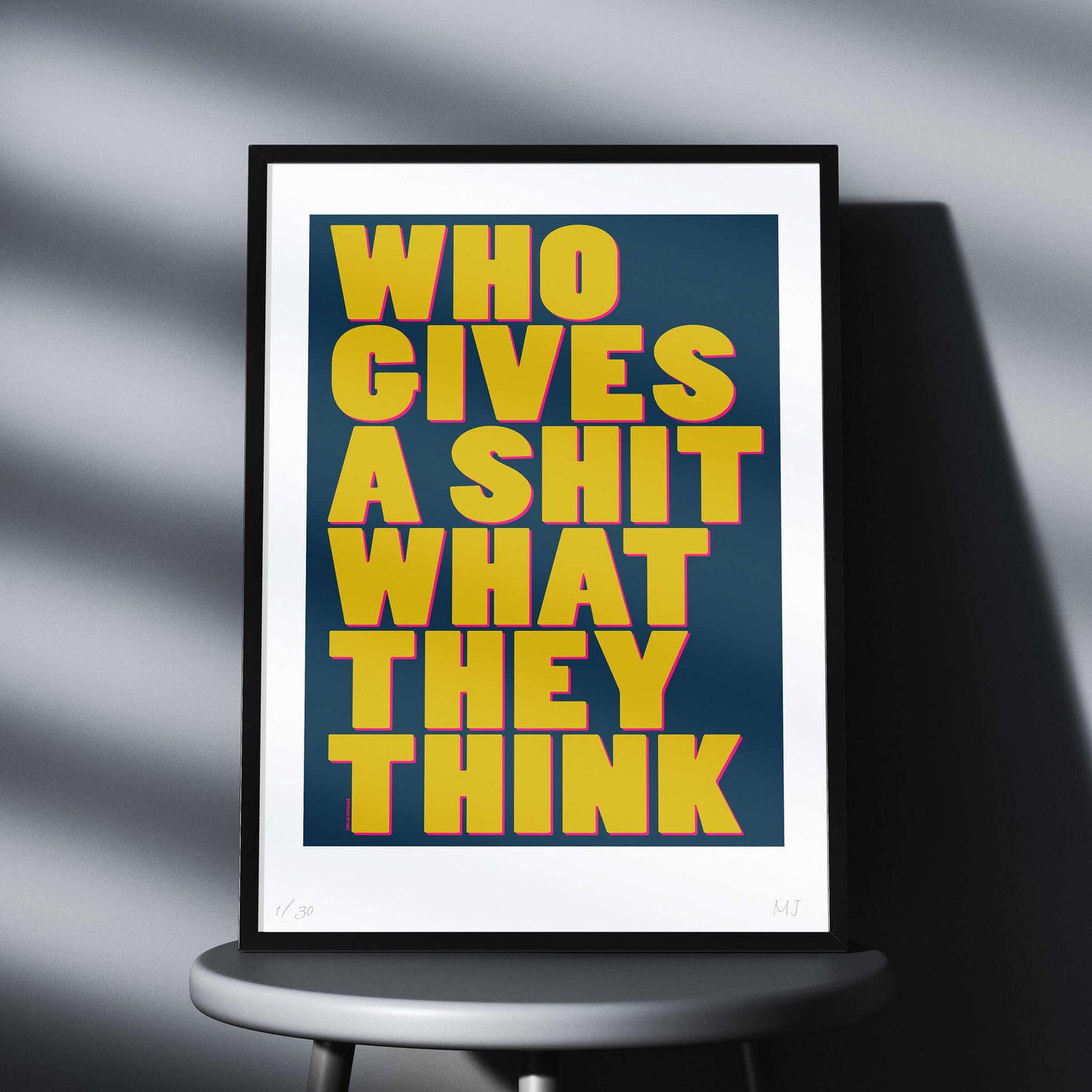 WHO GIVES Limited Edition Print