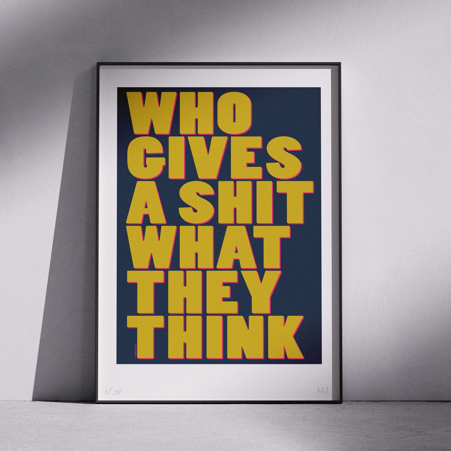 WHO GIVES Limited Edition Print