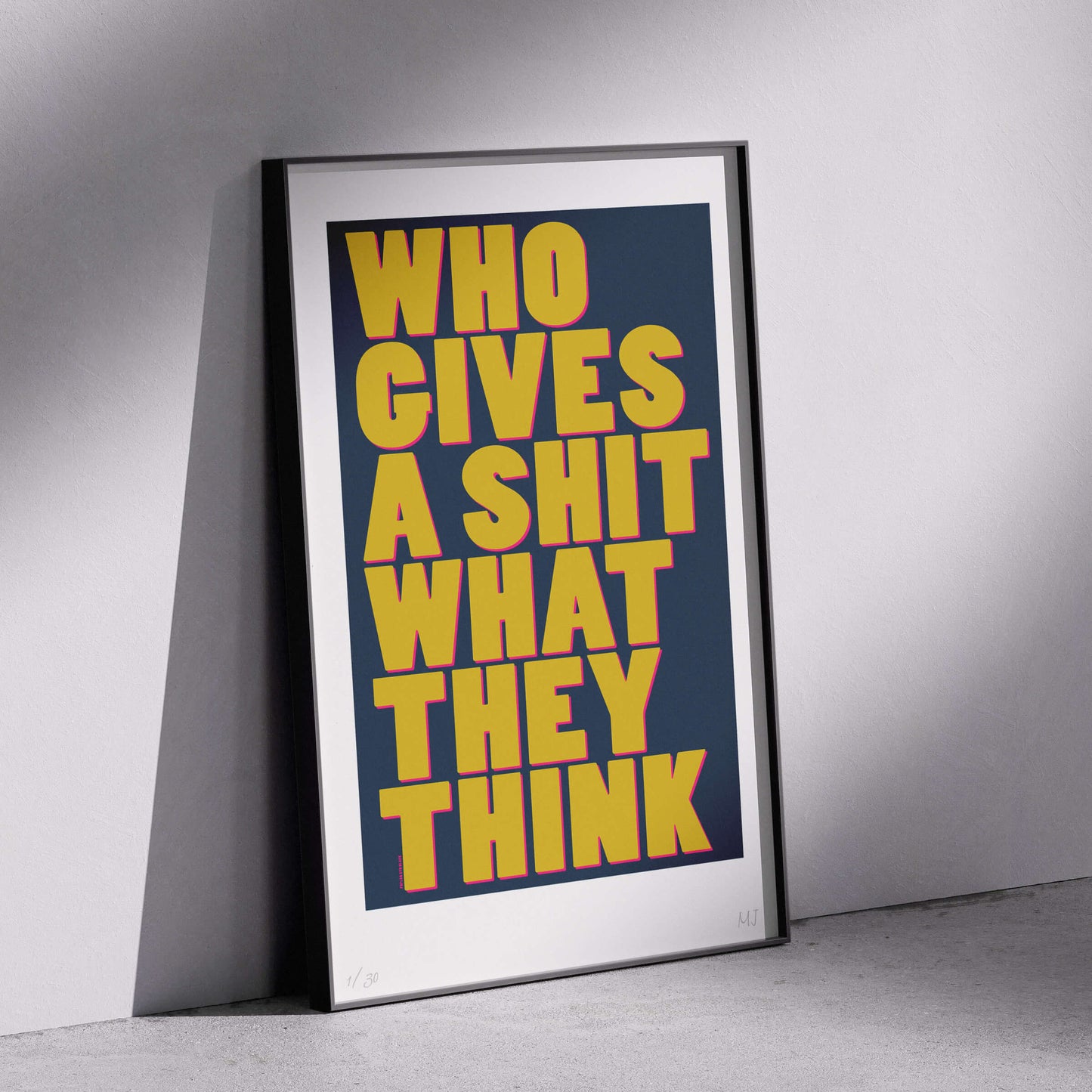 WHO GIVES Limited Edition Print