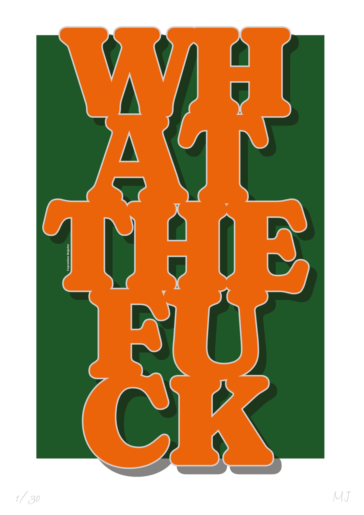 WHAT Limited Edition Print