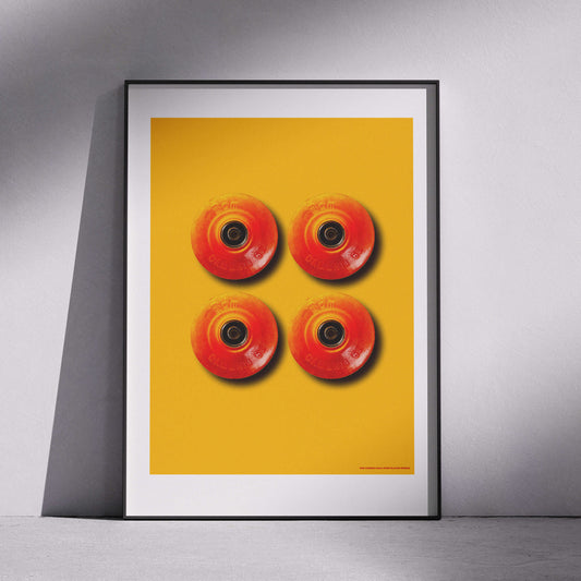SKATEBOARD WHEELS CAMBRIA Limited Edition Print