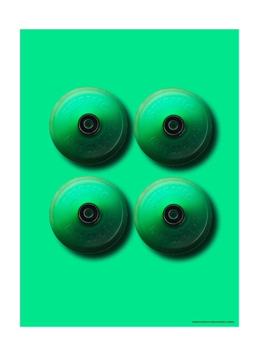 SKATEBOARD WHEELS HOTSPOT Limited Edition Print