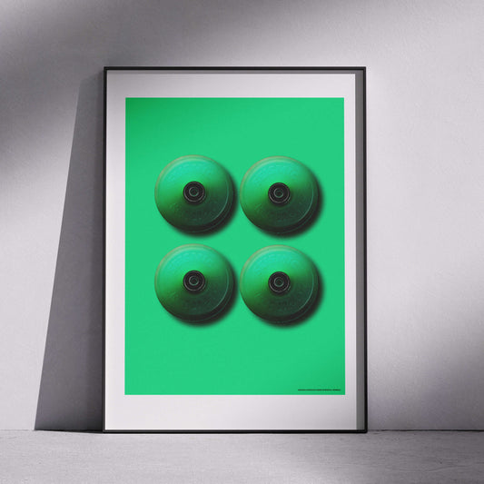 SKATEBOARD WHEELS HOTSPOT Limited Edition Print