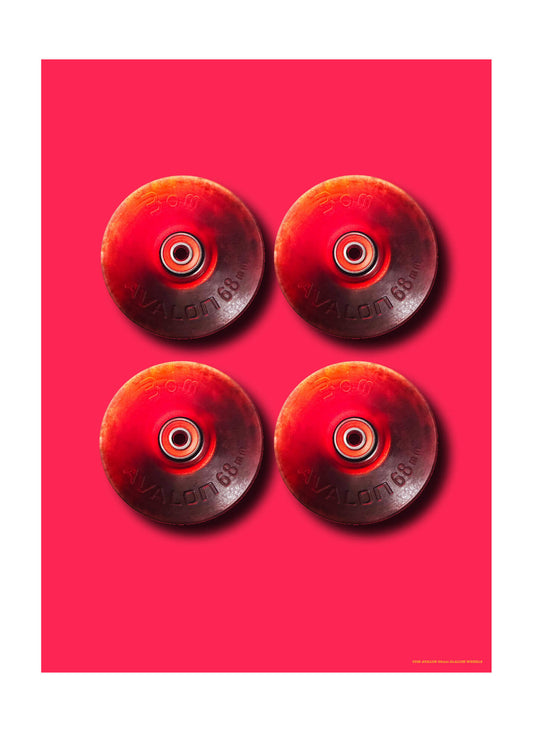 SKATEBOARD WHEELS AVALON Limited Edition Print