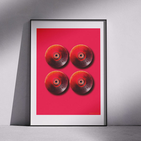 SKATEBOARD WHEELS AVALON Limited Edition Print