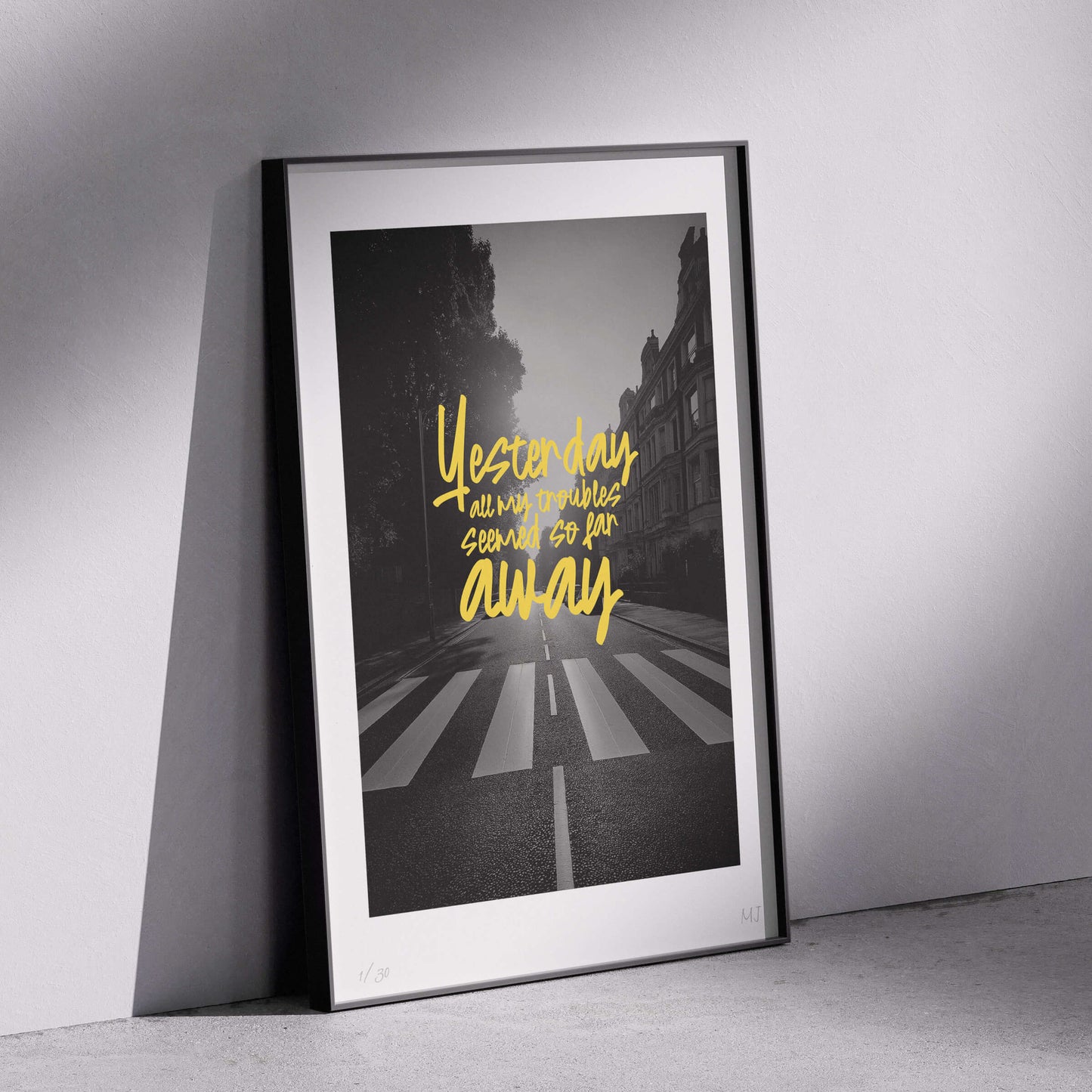 YESTERDAY ALL MY TROUBLES SEEMED SO FAR AWAY Digital Download