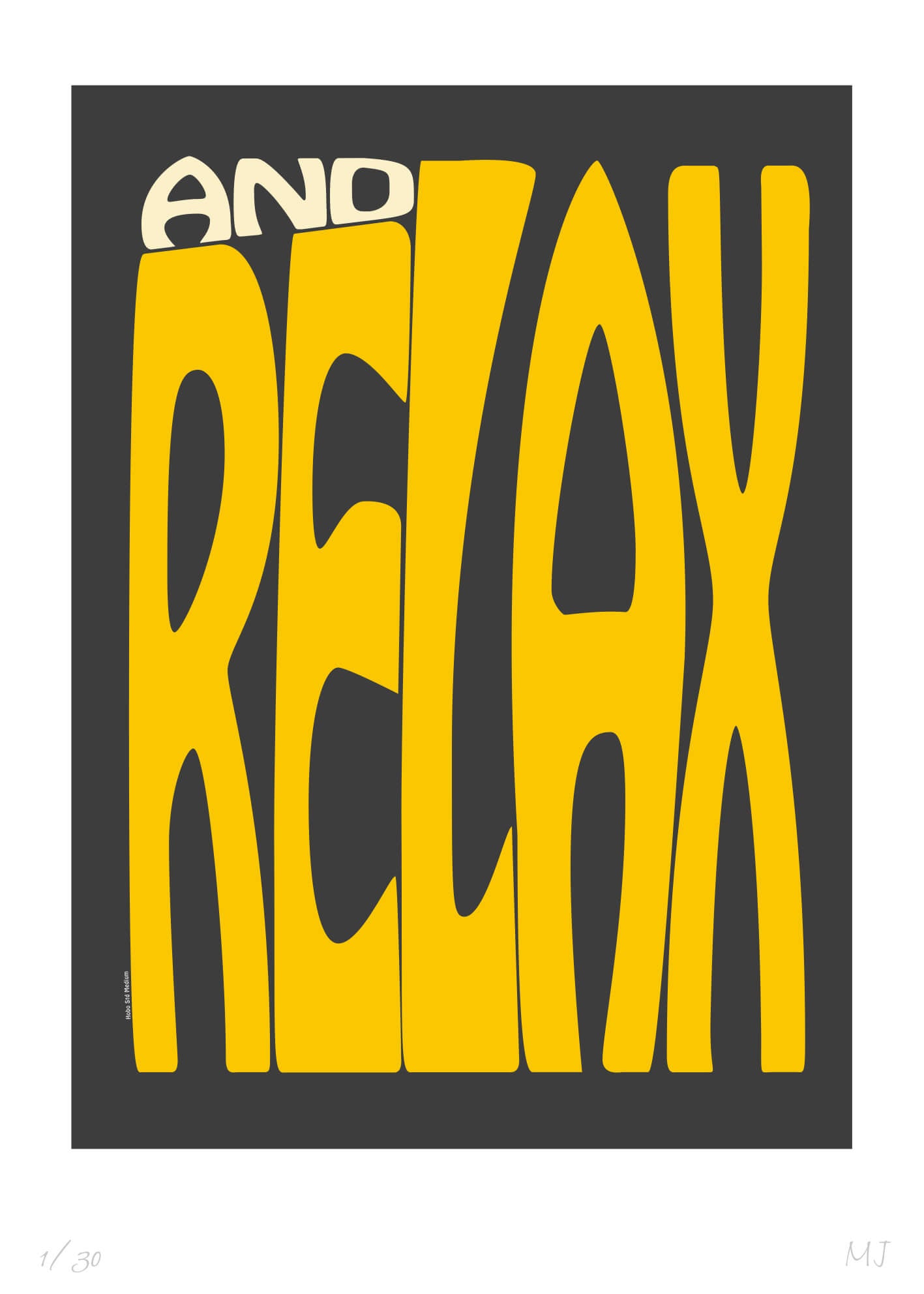AND-RELAX Limited Edition Print